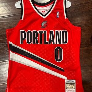 Damian Lillard 2012-13 Mitchell & Ness Red Hardwood Classics Jersey
